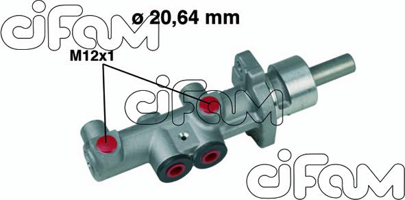 Cifam 202-404 - Brake Master Cylinder autospares.lv