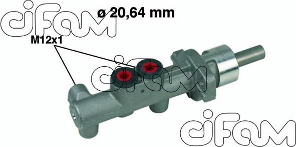 Cifam 202-400 - Brake Master Cylinder autospares.lv