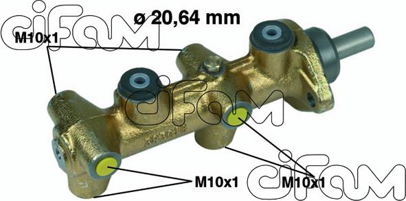 Cifam 202-041 - Brake Master Cylinder autospares.lv