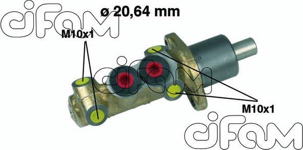 Cifam 202-059 - Brake Master Cylinder autospares.lv