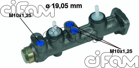 Cifam 202-009 - Brake Master Cylinder autospares.lv