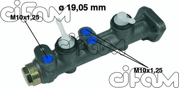 Cifam 202-004 - Brake Master Cylinder autospares.lv