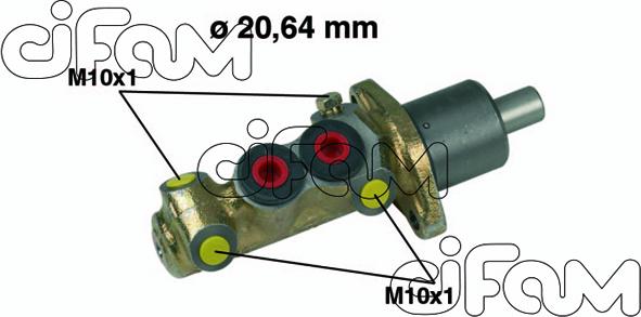 Cifam 202-087 - Brake Master Cylinder autospares.lv