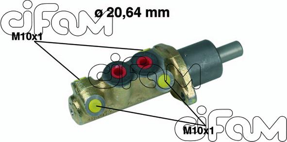 Cifam 202-039 - Brake Master Cylinder autospares.lv