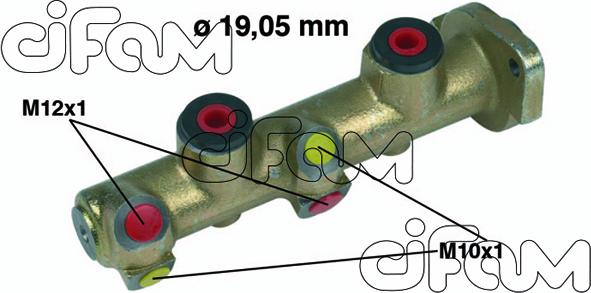 Cifam 202-077 - Brake Master Cylinder autospares.lv