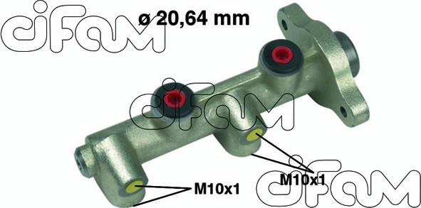 Cifam 202-118 - Brake Master Cylinder autospares.lv