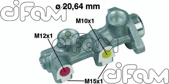 Cifam 202-184 - Brake Master Cylinder autospares.lv