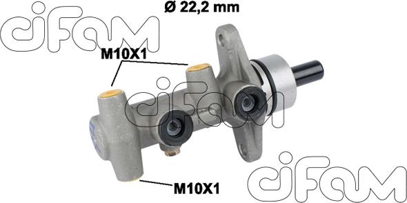 Cifam 202-808 - Brake Master Cylinder autospares.lv