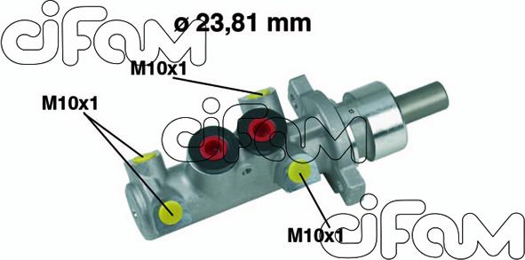 Cifam 202-361 - Brake Master Cylinder autospares.lv