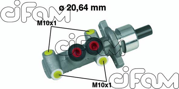 Cifam 202-245 - Brake Master Cylinder autospares.lv