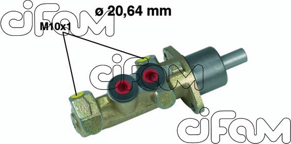 Cifam 202-242 - Brake Master Cylinder autospares.lv