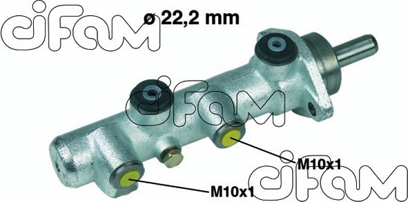 Cifam 202-234 - Brake Master Cylinder autospares.lv