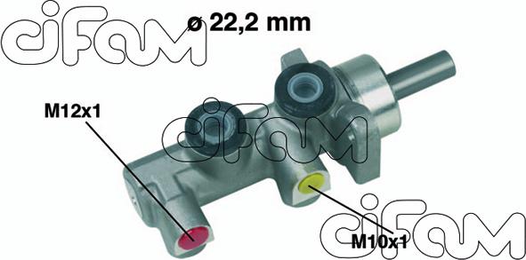 Cifam 202-229 - Brake Master Cylinder autospares.lv