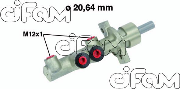 Cifam 202-741 - Brake Master Cylinder autospares.lv