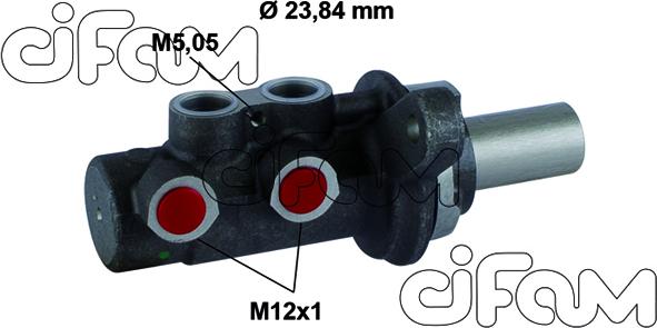 Cifam 202-786 - Brake Master Cylinder autospares.lv