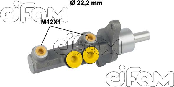 Cifam 202-720 - Brake Master Cylinder autospares.lv