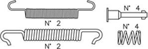 Cifam K372 - Accessory Kit, brake shoes autospares.lv