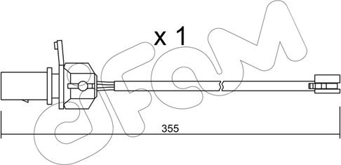 Cifam SU.332 - Warning Contact, brake pad wear autospares.lv