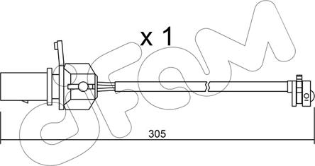 Cifam SU.248 - Warning Contact, brake pad wear autospares.lv