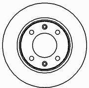 CITROËN 424990 - Brake Disc autospares.lv