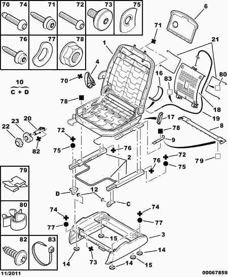 CITROËN 6986 96 - Filter, interior air autospares.lv