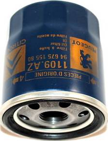 CITROËN 1109AZ - Oil Filter autospares.lv
