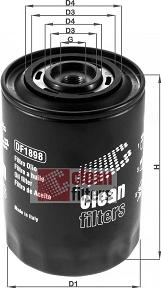 Clean Filters DF1889 - Oil Filter autospares.lv