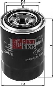 Clean Filters DF 863/A - Oil Filter autospares.lv