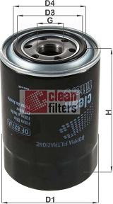 Clean Filters DF 827/A - Oil Filter autospares.lv