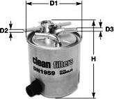Clean Filters DN1984 - Fuel filter autospares.lv
