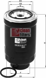 Clean Filters DN 287/A - Fuel filter autospares.lv