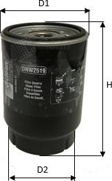 Clean Filters DNW2519 - Fuel filter autospares.lv