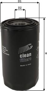 Clean Filters DO1875 - Oil Filter autospares.lv