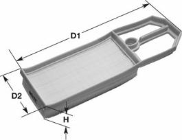 Clean Filters MA3114 - Air Filter, engine autospares.lv