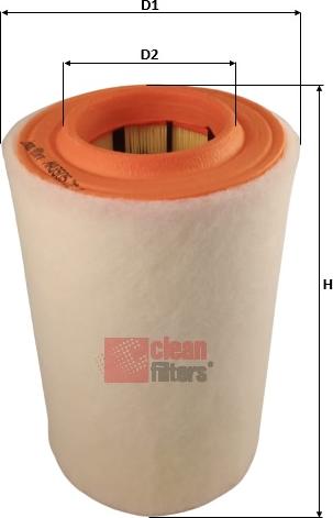 Clean Filters MA3505 - Air Filter, engine autospares.lv