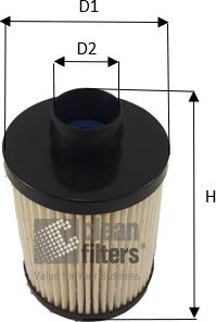 Clean Filters MG1677 - Fuel filter autospares.lv