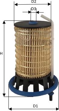 Clean Filters MG3612/A - Fuel filter autospares.lv