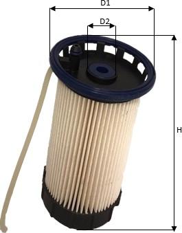 Clean Filters MG3621 - Fuel filter autospares.lv