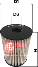 Clean Filters MG3623 - Fuel filter autospares.lv