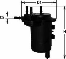 Clean Filters MGC1696 - Fuel filter autospares.lv