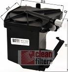 Clean Filters MGC1683 - Fuel filter autospares.lv