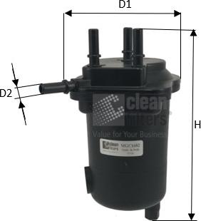 Clean Filters MGC1682 - Fuel filter autospares.lv