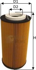 Clean Filters ML4586 - Oil Filter autospares.lv