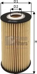 Clean Filters ML4581 - Oil Filter autospares.lv