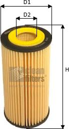 Clean Filters ML4575 - Oil Filter autospares.lv