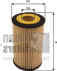 Clean Filters ML4578 - Oil Filter autospares.lv