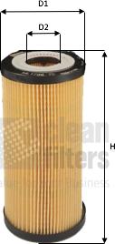 Clean Filters ML1738 - Oil Filter autospares.lv