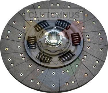 Clutchnus SMS162 - Clutch Disc autospares.lv