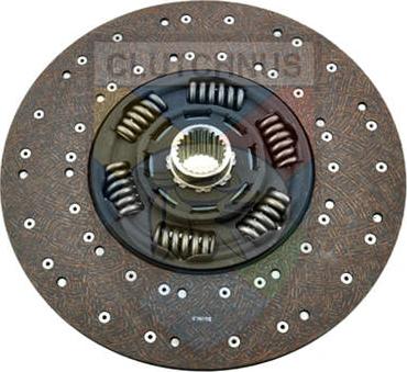 Clutchnus SMS23 - Clutch Disc autospares.lv