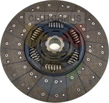 Clutchnus SMU44 - Clutch Disc autospares.lv